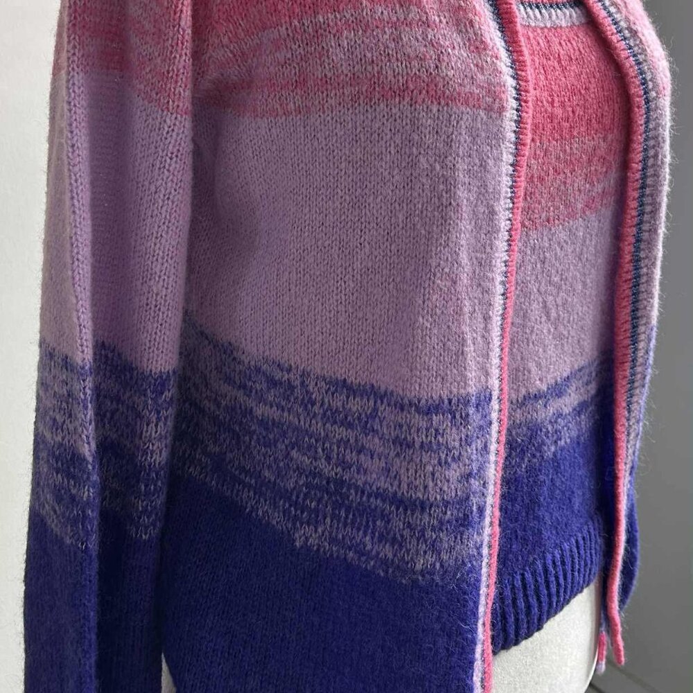 Lilly Pulitzer Ombré Knit Twin Set Cardigan and Shell in Pink & Violet – US S - Picture 4 of 13